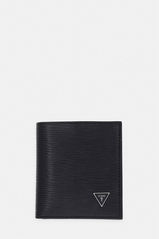 Guess Denarnica moška usnjena MILANO črna SMMIPR.LEA22