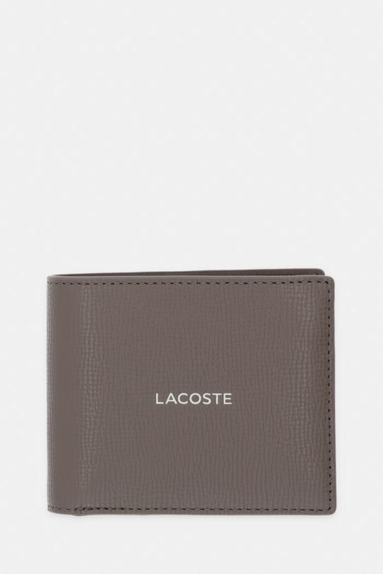 Lacoste гаманець RFID чоловічий шкіряний коричневий NH5053OI