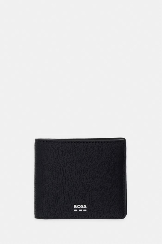 BOSS portfel męski z imitacji skóry czarny 50563639