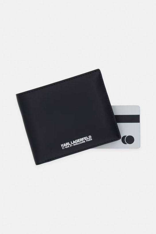 Karl Lagerfeld portfel męski czarny B2M32053