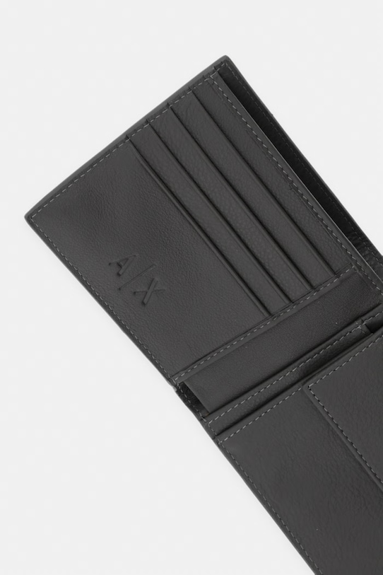 Accessori Armani Exchange portafoglio da uomo in pelle XM000167.AF22541 verde