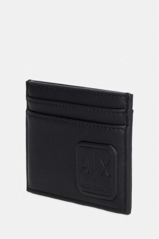 Armani Exchange etui na karty męskie XM000169.AF22653 czarny SS26