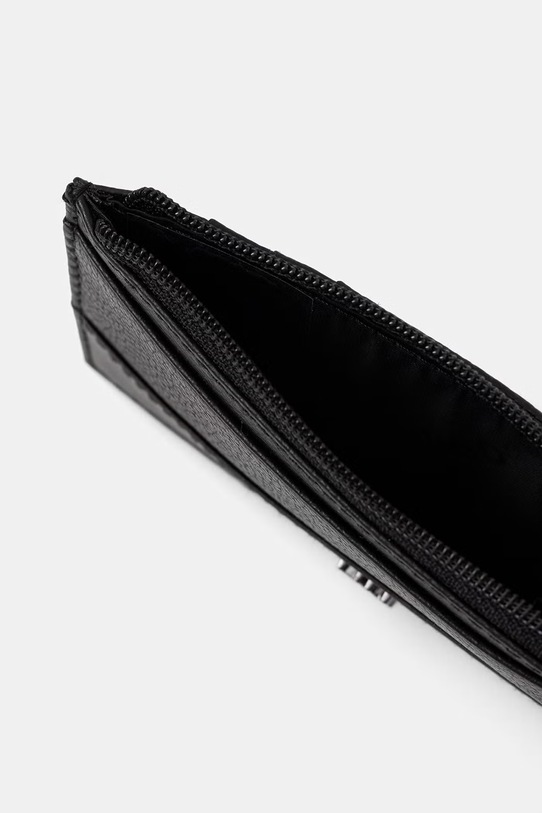 Accesorii HUGO portofel pentru bărbați, din piele Quantic_NEW Zip 50558571 negru