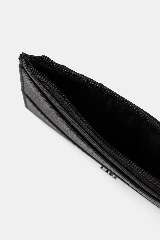 Accesorii HUGO portofel pentru bărbați, din piele Quantic_NEW Zip 50558571 negru