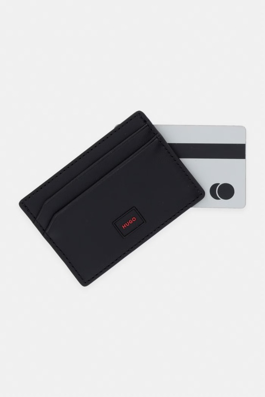 Аксессуары HUGO футляр для карт для мужчин ETHON_Card Case 50563782 чёрный
