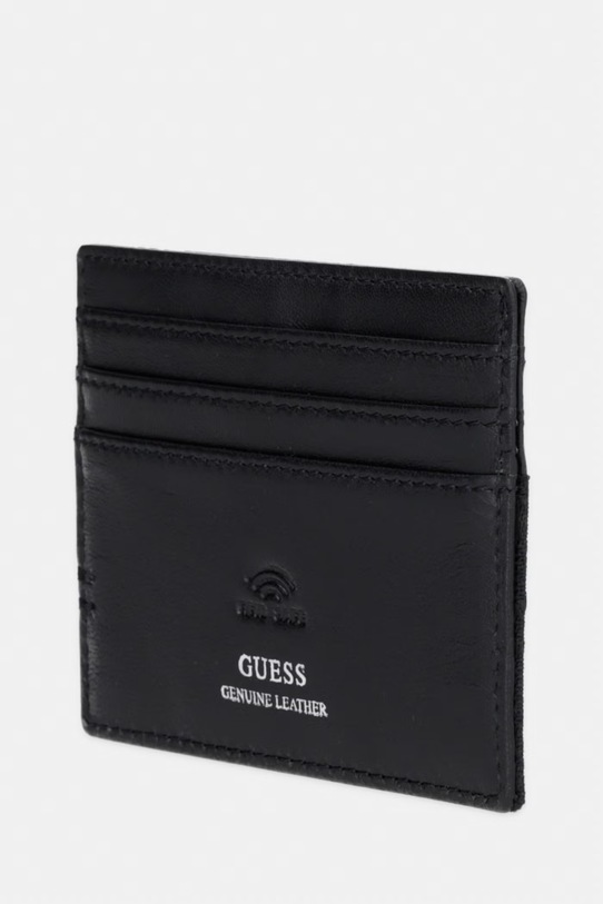 Guess pouzdro na karty pánské kožené BOSTON SMBOLJ.LEA25 černá SS26