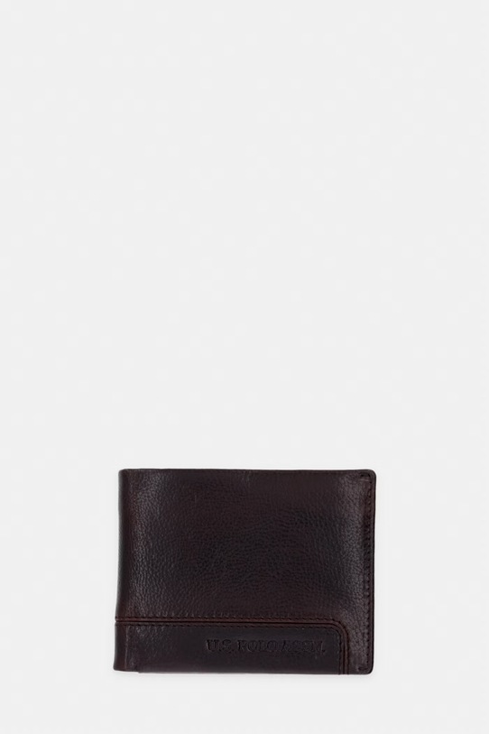 U.S. Polo Assn. portfel skórzany GORDON skóra licowa brązowy WEU5G2689MHA
