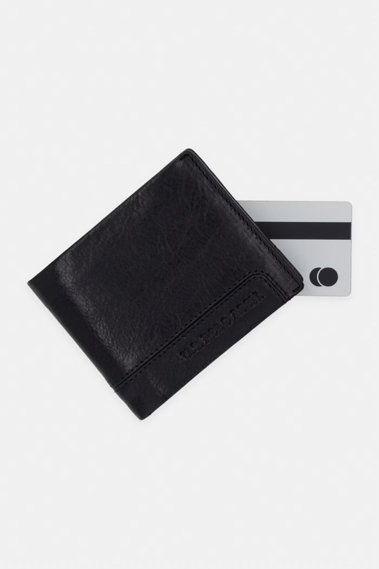 Kožená peňaženka U.S. Polo Assn. GORDON čierna WEU5G2691MHA