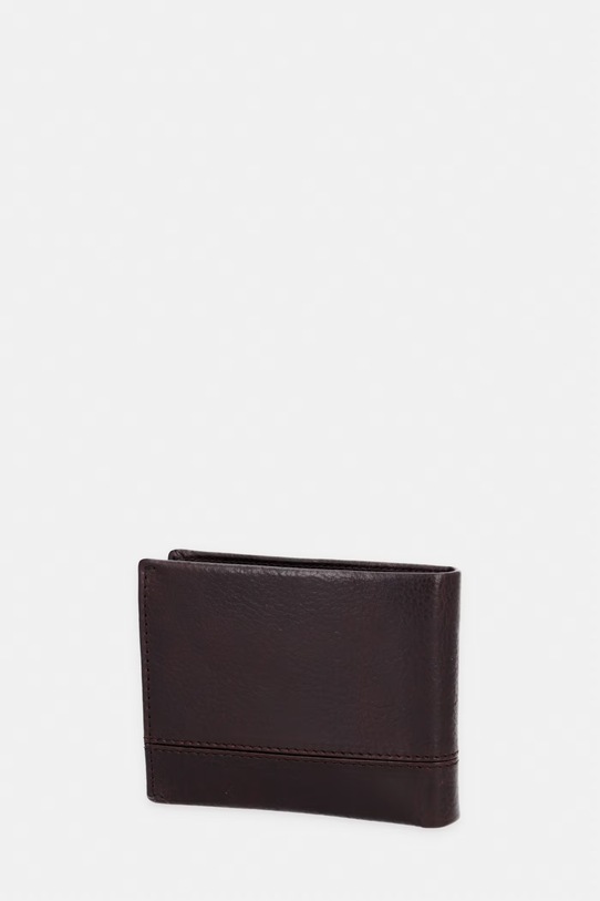 U.S. Polo Assn. portfel skórzany GORDON WEU5G2692MHA brązowy SS26