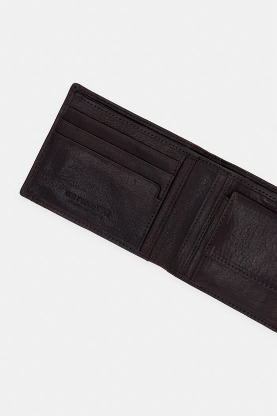 Akcesoria U.S. Polo Assn. portfel skórzany GORDON WEU5G2692MHA brązowy