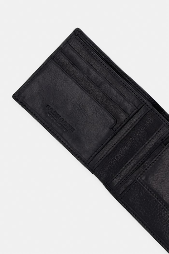 Akcesoria U.S. Polo Assn. portfel skórzany GORDON WEU5G2692MHA czarny