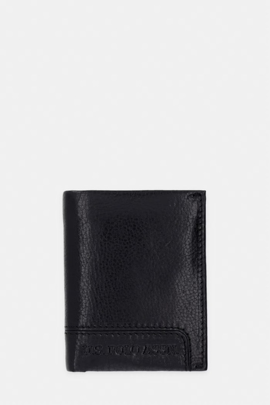 U.S. Polo Assn. portfel skórzany GORDON skóra licowa czarny WEU5G2693MHA