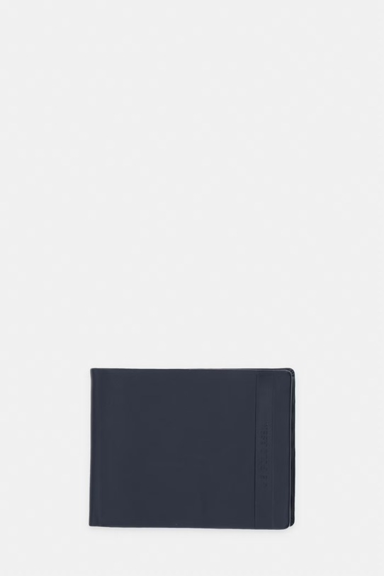 Kožená peňaženka U.S. Polo Assn. BLACKBURN usňová koža tmavomodrá WEU7M2709MHA