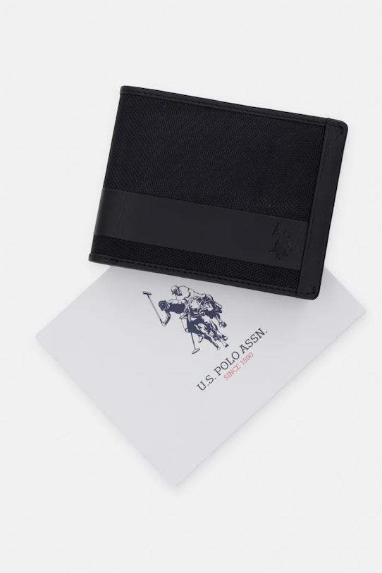 Peňaženka U.S. Polo Assn. MALLET WEUMW2627MH9 čierna