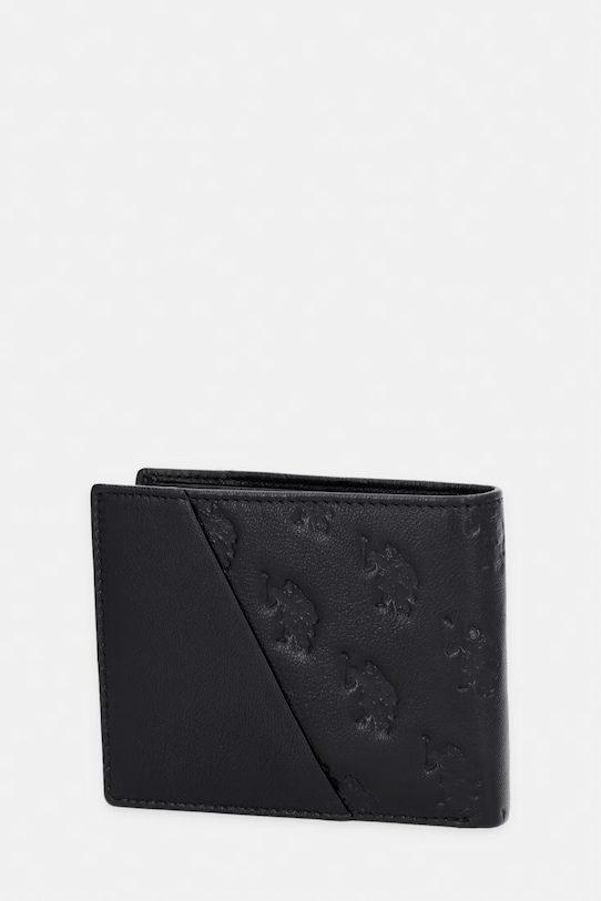 Kožená peňaženka U.S. Polo Assn. ROTHER WEURK2715MHA čierna SS26