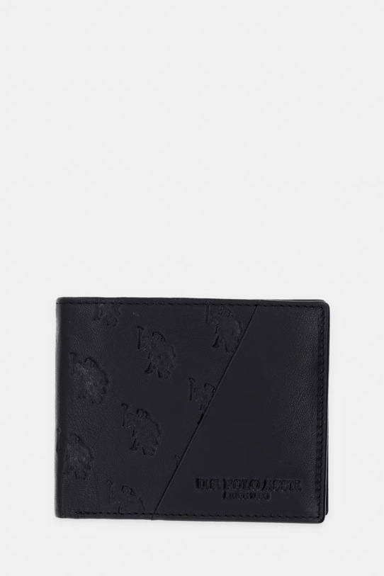 Kožená peněženka U.S. Polo Assn. ROTHER přírodní kůže černá WEURK2717MHA