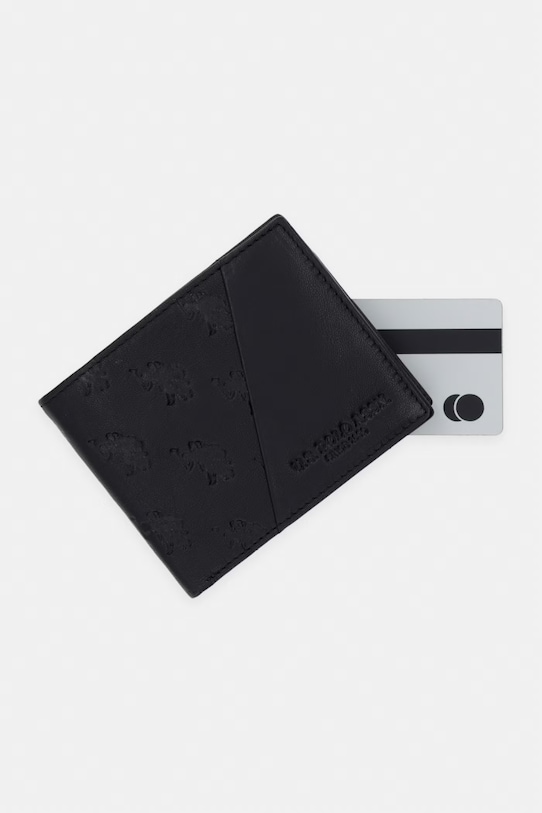 Kožená peněženka U.S. Polo Assn. ROTHER černá WEURK2717MHA