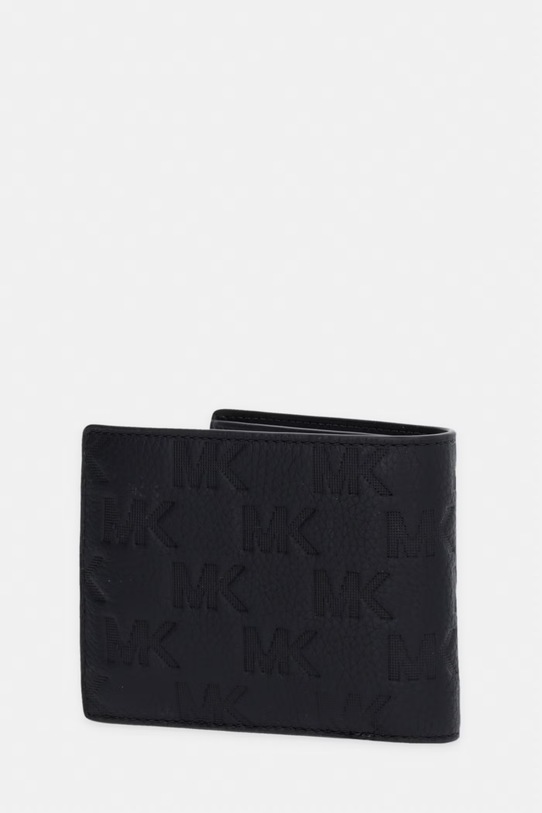 Michael Kors zestaw portfel i etui na karty męskie skórzane 39S6LHDF2L czarny SS26