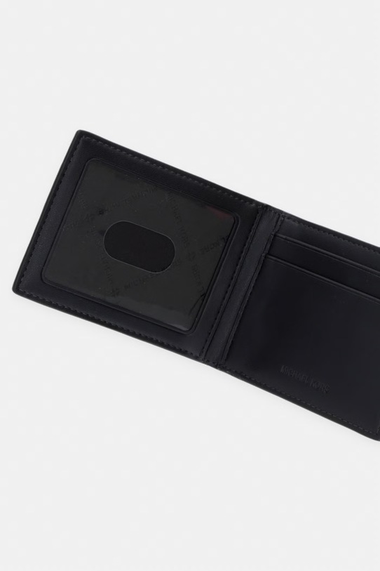 Michael Kors zestaw portfel i etui na karty męskie skórzane czarny 39S6LHDF2L