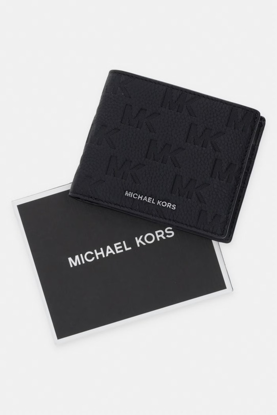 Michael Kors zestaw portfel i etui na karty męskie skórzane 39S6LHDF2L