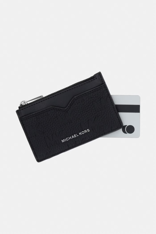 Akcesoria Michael Kors portfel męski skórzany 39S6LHDD5L czarny