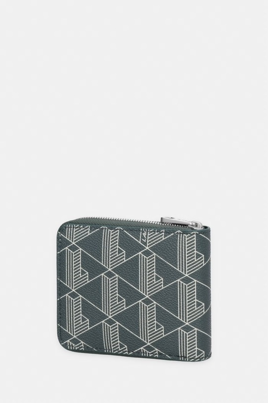 Lacoste portfel męski z imitacji skóry NH5315BG zielony SS26