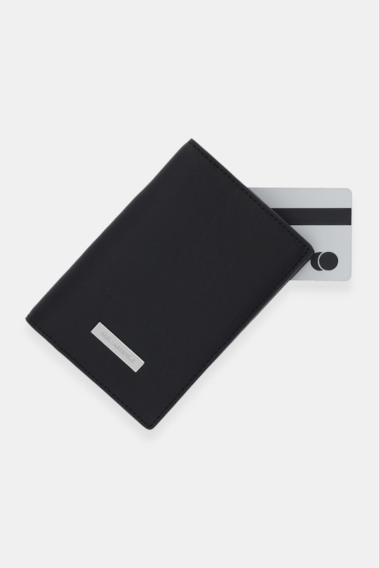 Karl Lagerfeld etui na paszport IKON czarny B1W32003