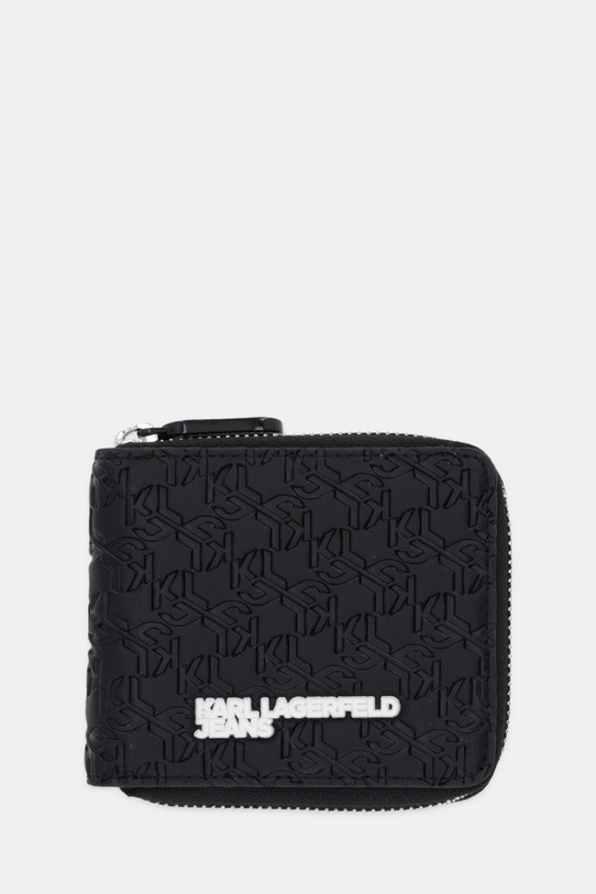 Karl Lagerfeld Jeans portfel drobny wzór czarny B1M32044