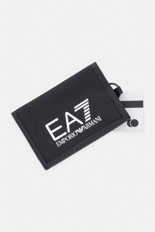 Πορτοφόλι EA7 Emporio Armani μαύρο AF19722.7X000284