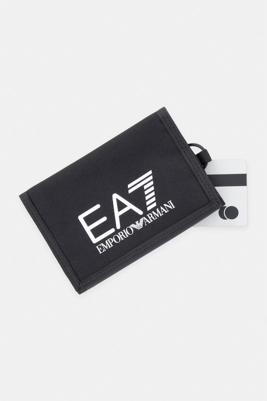 Πορτοφόλι EA7 Emporio Armani μαύρο AF19722.7X000284