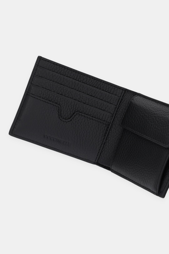 Akcesoria Coccinelle portfel skórzany SOFT E2.MUK.81.04.02 czarny