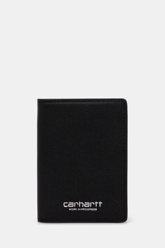Carhartt WIP etui na karty skórzane Vegas Fold Cardholder etui na karty czarny I036297.0M4XX