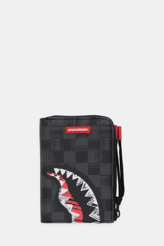 Sprayground portfel drobny wzór czarny 910W8230NSZ