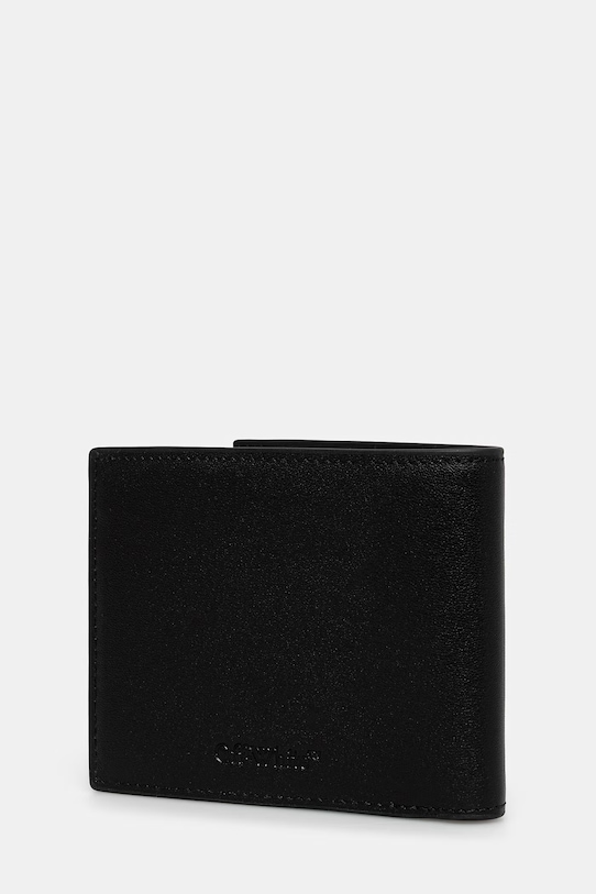 Off-White Quote portfel skórzany OMNC074C99LEA001 czarny SS26