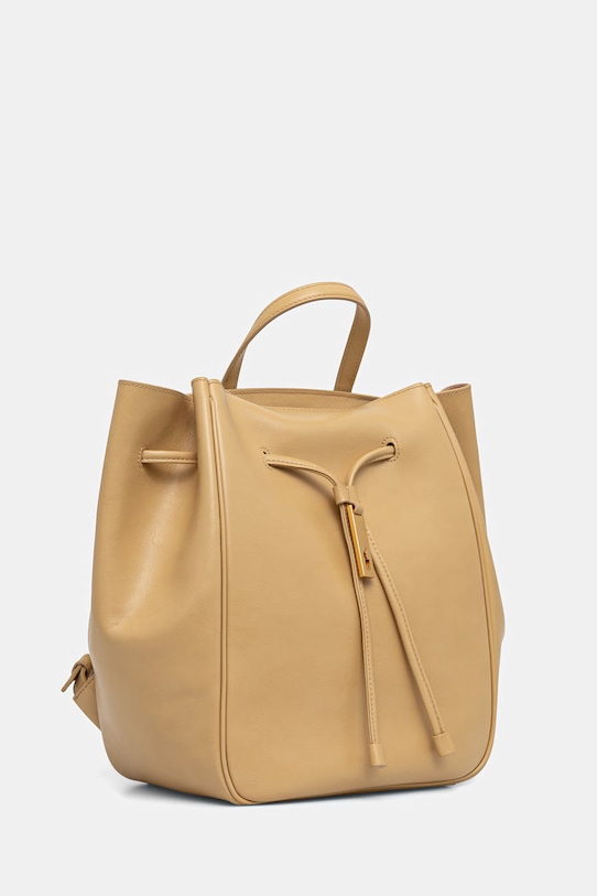 Polo Ralph Lauren plecak skórzany 428P01429 beżowy SS26