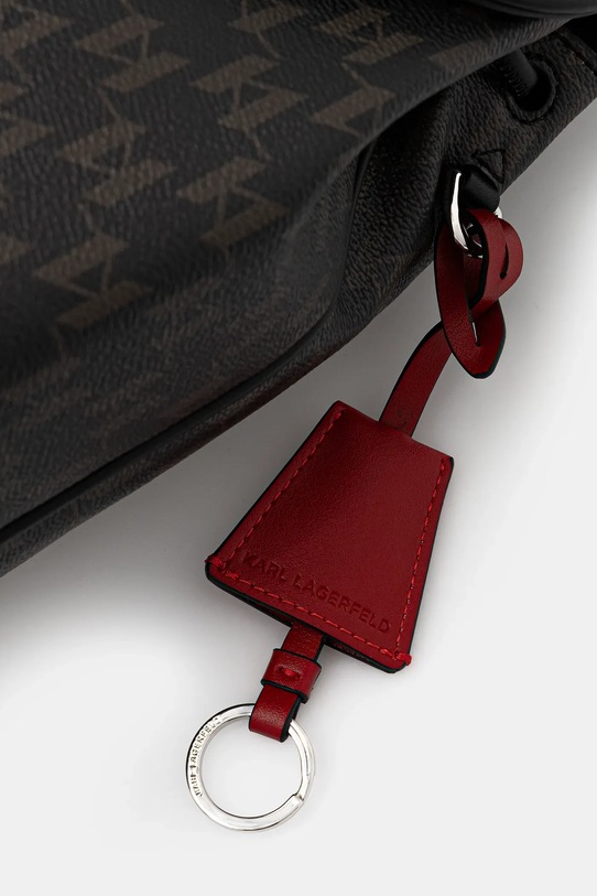 Karl Lagerfeld plecak IKON MONOGRAM brązowy B1W30021