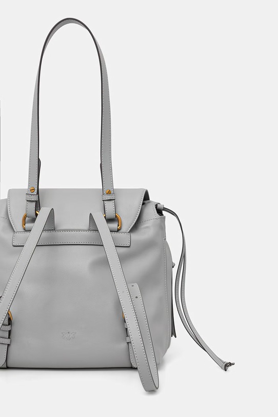 Akcesoria Pinko plecak skórzany 106063.A0QO szary