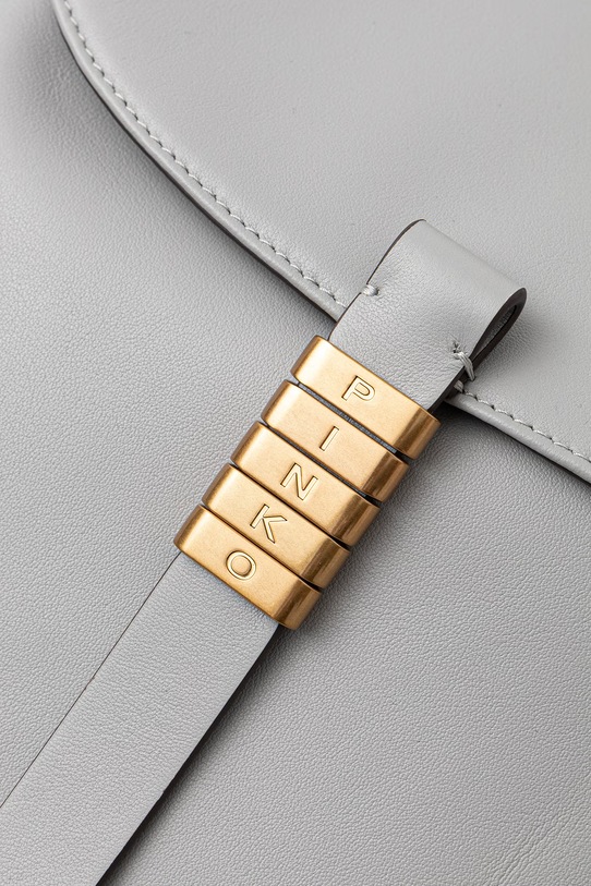 Pinko plecak skórzany szary 106063.A0QO