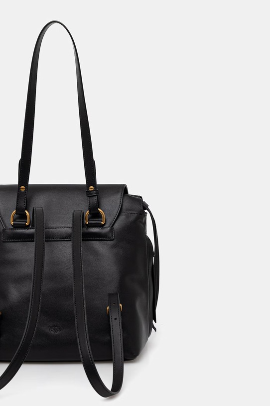 Akcesoria Pinko plecak skórzany 106063.A0QO czarny