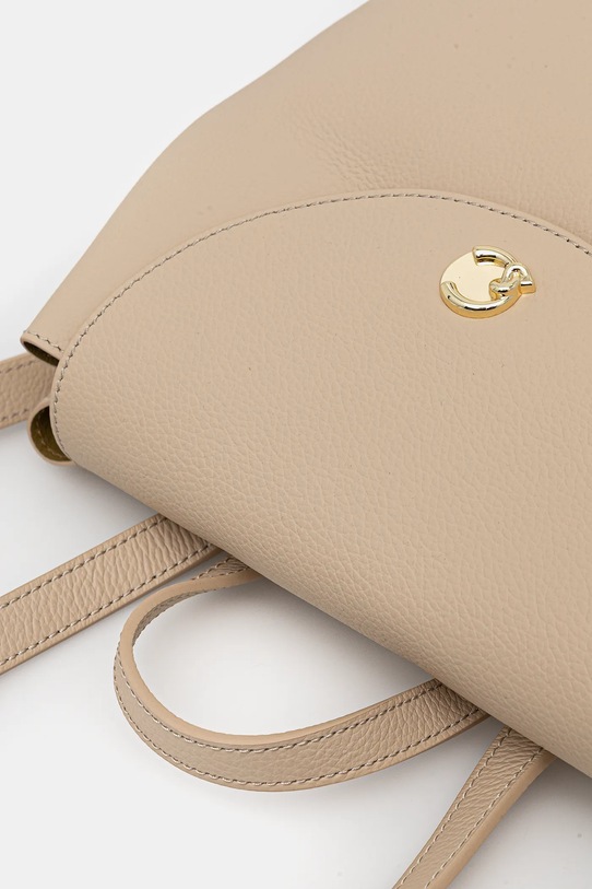 Coccinelle plecak skórzany NIKLA beżowy E5.TOA.54.01.01