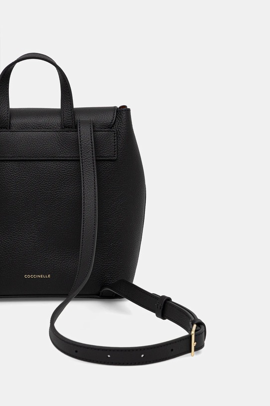 Akcesoria Coccinelle plecak skórzany NIKLA E5.TOA.54.01.01 czarny