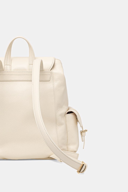 Akcesoria Patrizia Pepe plecak damski skórzany 8B0339.L133 beżowy