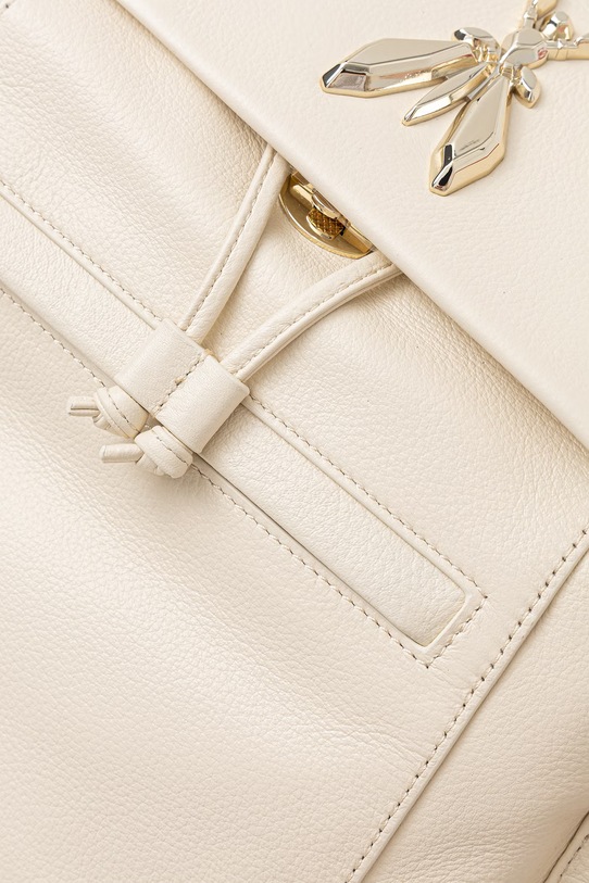 Patrizia Pepe plecak damski skórzany beżowy 8B0339.L133