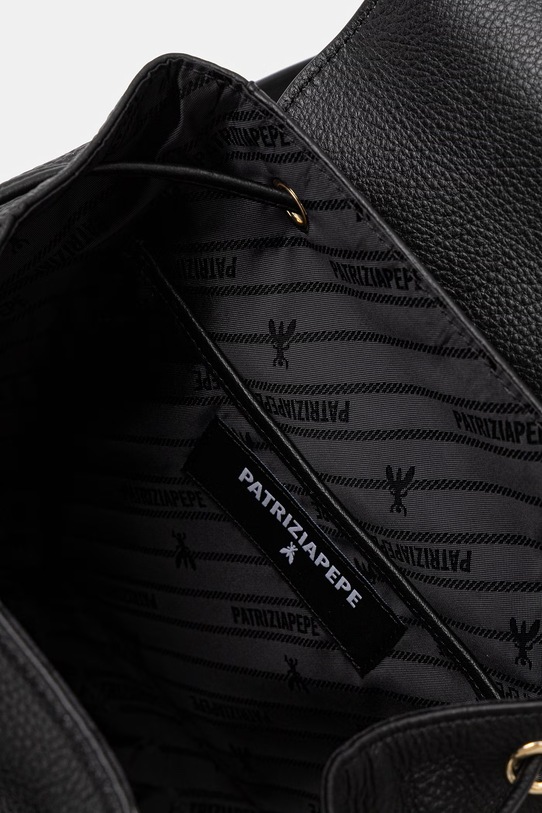 Patrizia Pepe plecak damski skórzany 8B0339.L133 czarny