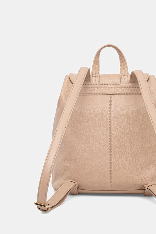 Akcesoria Patrizia Pepe plecak damski skórzany 8B0340.L133 beżowy