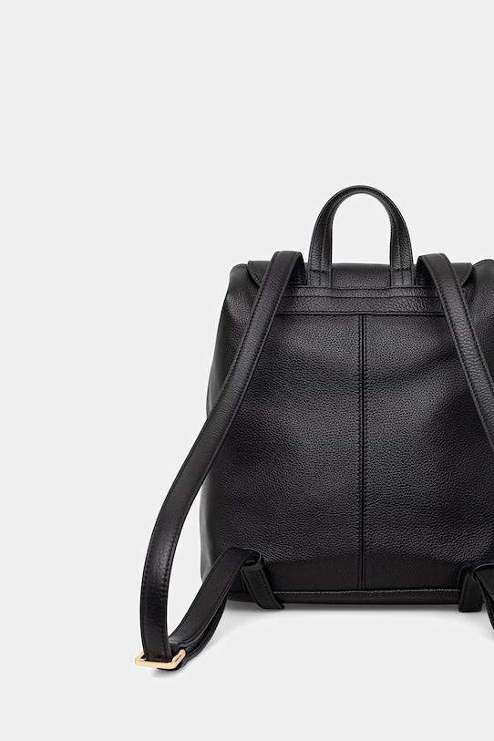 Doplňky Patrizia Pepe batoh dámský kožený 8B0340.L133 černá