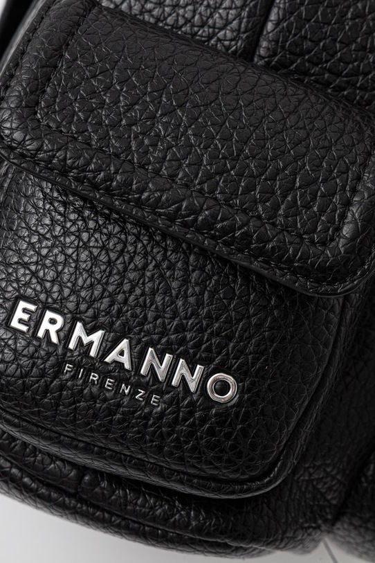 ERMANNO Firenze plecak miejski damski z imitacji skóry czarny 12402104