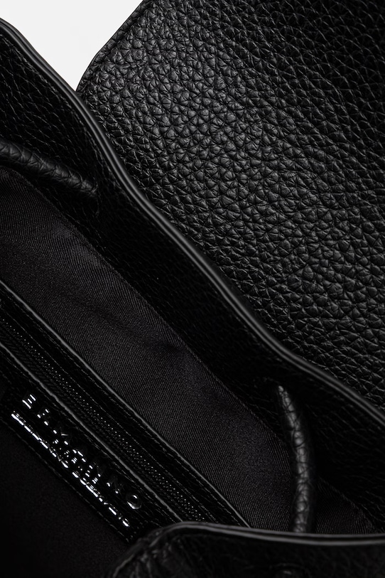 ERMANNO Firenze plecak miejski damski z imitacji skóry 12402104 czarny