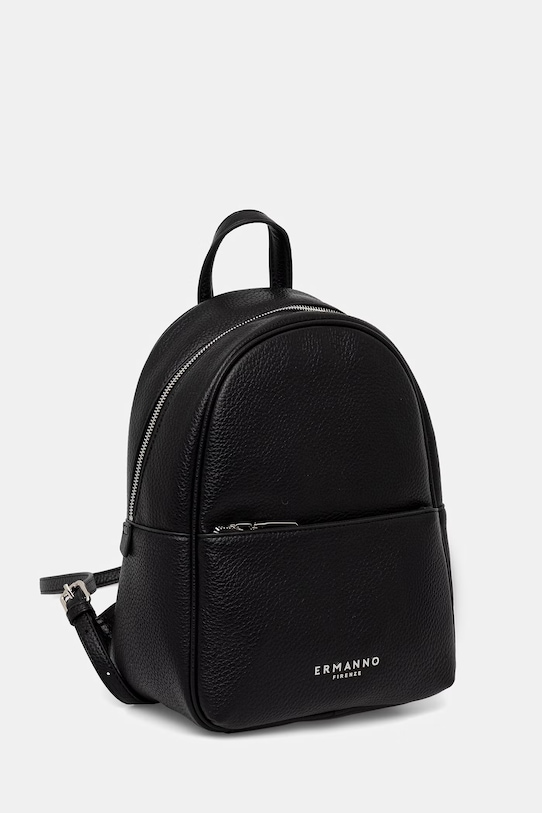 ERMANNO Firenze plecak damski z imitacji skóry 12402117 czarny SS26