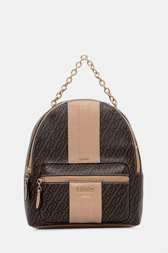 Liu Jo plecak nie mieści A4 brązowy AA6111.E1118